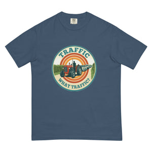 The Tractor Mugs Store Midnight / S Massey Ferguson 35X TRAFFIC WHAT TRAFFIC? Retro | Unisex Premium T-shirt Quality Farmers Merch