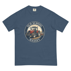 The Tractor Mugs Store Midnight / S Massey Ferguson 6480 OLD SCHOOL MASSEY Engraving | Unisex Premium T-shirt Quality Farmers Merch