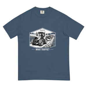 The Tractor Mugs Store Midnight / S Massey Ferguson 6480 TRAFFIC WHAT TRAFFIC? Moose | Unisex Premium T-shirt Quality Farmers Merch