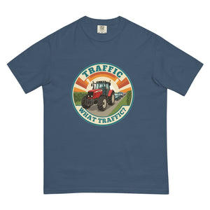 The Tractor Mugs Store Midnight / S Massey Ferguson 6480 TRAFFIC WHAT TRAFFIC? Retro | Unisex Premium T-shirt Quality Farmers Merch