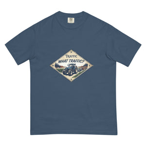 The Tractor Mugs Store Midnight / S New Holland TM 155 TRAFFIC WHAT TRAFFIC? Heritage | Unisex Premium T-shirt Quality Farmers Merch