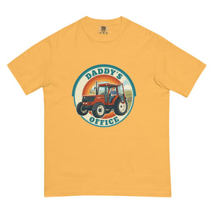 The Tractor Mugs Store Mustard FIATAGRI F130 DADDY'S OFFICE Retro | Unisex Premium T-shirt Quality Farmers Merch