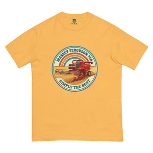 The Tractor Mugs Store Mustard Massey Ferguson 760 Massey Ferguson 760 SIMPLY THE BEST Retro | Unisex Premium T-shirt Quality Farmers Merch