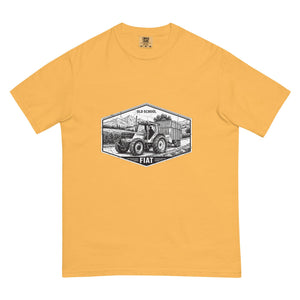 The Tractor Mugs Store Mustard / S FIATAGRI F130 OLD SCHOOL FIAT Moose | Unisex Premium T-shirt Quality Farmers Merch