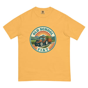 The Tractor Mugs Store Mustard / S FIATAGRI F130 OLD SCHOOL FIAT Retro | Unisex Premium T-shirt Quality Farmers Merch