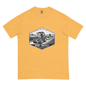 The Tractor Mugs Store Mustard / S John Deere 6930 TRAFFIC WHAT TRAFFIC? Moose | Unisex Premium T-shirt Quality Farmers Merch
