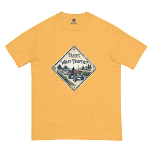 The Tractor Mugs Store Mustard / S Massey Ferguson 135 TRAFFIC WHAT TRAFFIC? Heritage | Unisex Premium T-shirt Quality Farmers Merch
