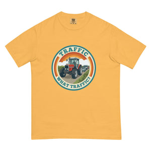 The Tractor Mugs Store Mustard / S Massey Ferguson 3075 TRAFFIC WHAT TRAFFIC? Retro | Unisex Premium T-shirt Quality Farmers Merch