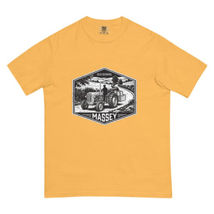 The Tractor Mugs Store Mustard / S Massey Ferguson 35X OLD SCHOOL MASSEY Moose | Unisex Premium T-shirt Quality Farmers Merch