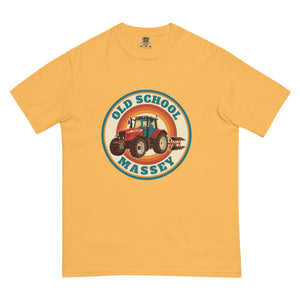 The Tractor Mugs Store Mustard / S Massey Ferguson 6480 OLD SCHOOL MASSEY Retro | Unisex Premium T-shirt Quality Farmers Merch