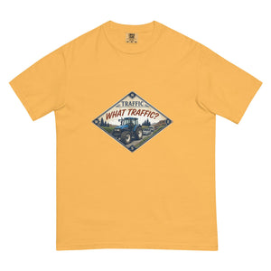 The Tractor Mugs Store Mustard / S New Holland TM 135 TRAFFIC WHAT TRAFFIC? Heritage | Unisex Premium T-shirt Quality Farmers Merch