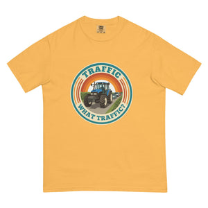 The Tractor Mugs Store Mustard / S New Holland TM 155 TRAFFIC WHAT TRAFFIC? Retro | Unisex Premium T-shirt Quality Farmers Merch