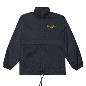 The Tractor Mugs Store Navy / S Farmer of The Year 2026 | Unisex windbreaker Quality Farmers Merch