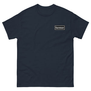 The Tractor Mugs Store Navy / S Oasis Style Farmer Unisex | Classic Tee Embroidered Quality Farmers Merch