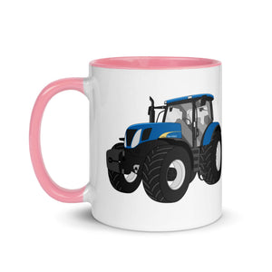 The Tractor Mugs Store New Holland 7040 | Mug with Color Inside Quality Farmers Merch