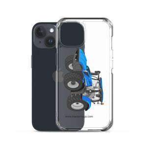 The Tractor Mugs Store New Holland T6 180 Methane | Clear Case for iPhone® Quality Farmers Merch