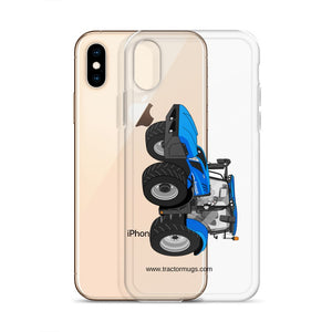 The Tractor Mugs Store New Holland T6 180 Methane | Clear Case for iPhone® Quality Farmers Merch