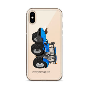 The Tractor Mugs Store New Holland T6 180 Methane | Clear Case for iPhone® Quality Farmers Merch