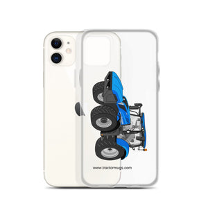 The Tractor Mugs Store New Holland T6 180 Methane | Clear Case for iPhone® Quality Farmers Merch