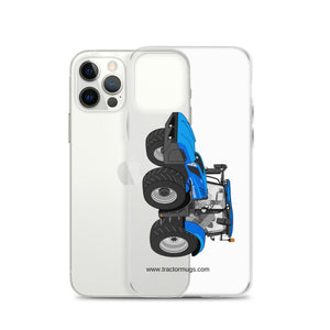 The Tractor Mugs Store New Holland T6 180 Methane | Clear Case for iPhone® Quality Farmers Merch