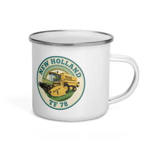 The Tractor Mugs Store New Holland TF 78 | Enamel Mug Quality Farmers Merch