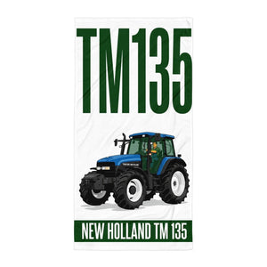The Tractor Mugs Store New Holland TM 135 | Super Soft Towel Quality Farmers Merch