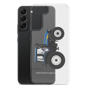 The Tractor Mugs Store New Holland TM 155 | Clear Case for Samsung® Quality Farmers Merch