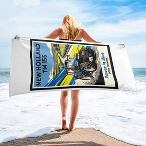 The Tractor Mugs Store New Holland TM 155 | Retro Towel Quality Farmers Merch