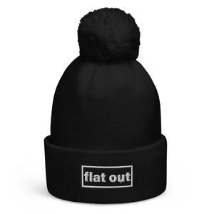 The Tractor Mugs Store Oasis Flat Out | Pom pom beanie Quality Farmers Merch