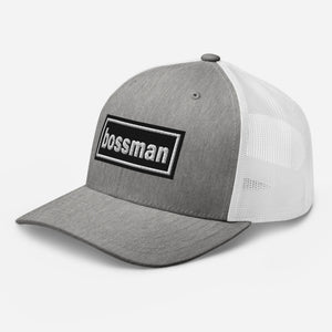 The Tractor Mugs Store Oasis Style Retro Bossman | Trucker Cap Quality Farmers Merch