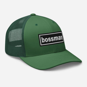 The Tractor Mugs Store Oasis Style Retro Bossman | Trucker Cap Quality Farmers Merch