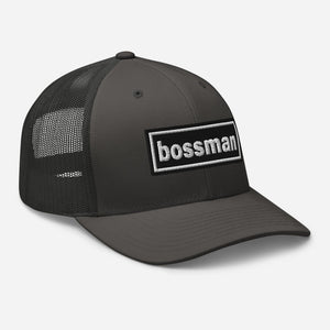 The Tractor Mugs Store Oasis Style Retro Bossman | Trucker Cap Quality Farmers Merch