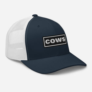 The Tractor Mugs Store Oasis Style Retro Cows | Trucker Cap Quality Farmers Merch