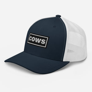 The Tractor Mugs Store Oasis Style Retro Cows | Trucker Cap Quality Farmers Merch