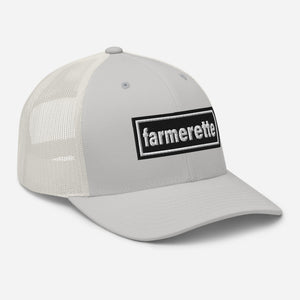 The Tractor Mugs Store Oasis Style Retro Farmerette | Trucker Cap Quality Farmers Merch