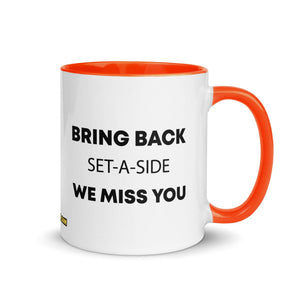 The Tractor Mugs Store Orange Bring Back Set A SIDE | Mug with Color Inside Quality Farmers Merch
