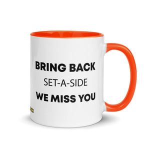 The Tractor Mugs Store Orange Bring Back Set-A-Side We Miss You | Mug with Color Inside Quality Farmers Merch