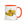 The Tractor Mugs Store Orange Clayson 8060 Combine Harvester | Mug with Color Inside Quality Farmers Merch