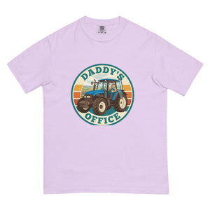 The Tractor Mugs Store Orchid New Holland TM 135 DADDY'S OFFICE Retro | Unisex Premium T-shirt Quality Farmers Merch