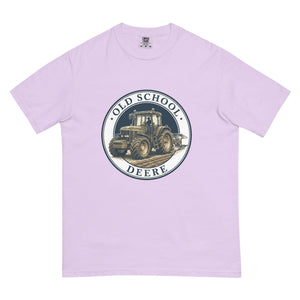 The Tractor Mugs Store Orchid / S John Deere 7810 OLD SCHOOL DEERE Engraving | Unisex Premium T-shirt Quality Farmers Merch