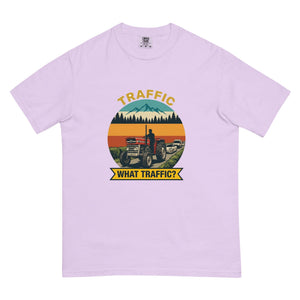 The Tractor Mugs Store Orchid / S Massey Ferguson 135 TRAFFIC WHAT TRAFFIC? Outdoor | Unisex Premium T-shirt Quality Farmers Merch