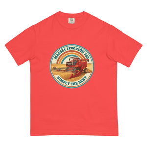 The Tractor Mugs Store Paprika Massey Ferguson 760 Massey Ferguson 760 SIMPLY THE BEST Retro | Unisex Premium T-shirt Quality Farmers Merch