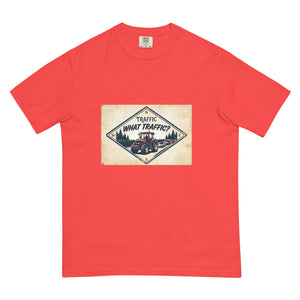 The Tractor Mugs Store Paprika / S John Deere 7810 TRAFFIC WHAT TRAFFIC? Heritage | Unisex Premium T-shirt Quality Farmers Merch