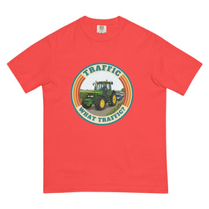 The Tractor Mugs Store Paprika / S John Deere 7810 TRAFFIC WHAT TRAFFIC? Retro | Unisex Premium T-shirt Quality Farmers Merch