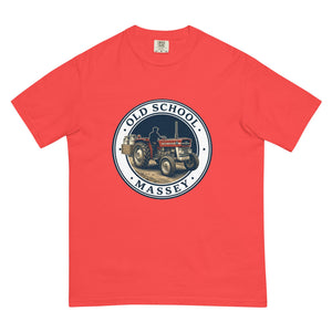 The Tractor Mugs Store Paprika / S Massey Ferguson 135 OLD SCHOOL MASSEY Engraving | Unisex Premium T-shirt Quality Farmers Merch