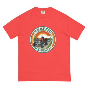 The Tractor Mugs Store Paprika / S Massey Ferguson 135 TRAFFIC WHAT TRAFFIC? Retro | Unisex Premium T-shirt Quality Farmers Merch