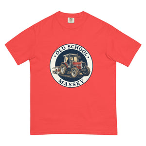 The Tractor Mugs Store Paprika / S Massey Ferguson 3075 OLD SCHOOL MASSEY Engraving | Unisex Premium T-shirt Quality Farmers Merch