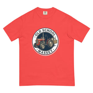 The Tractor Mugs Store Paprika / S Massey Ferguson 35X OLD SCHOOL MASSEY Engraving | Unisex Premium T-shirt Quality Farmers Merch