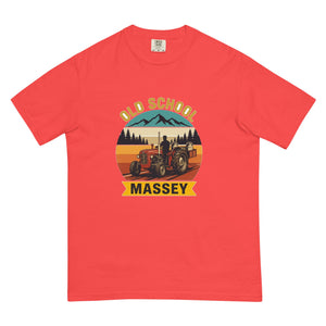 The Tractor Mugs Store Paprika / S Massey Ferguson 35X OLD SCHOOL MASSEY Outdoor | Unisex Premium T-shirt Quality Farmers Merch
