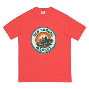 The Tractor Mugs Store Paprika / S Massey Ferguson 35X OLD SCHOOL MASSEY Retro | Unisex Premium T-shirt Quality Farmers Merch